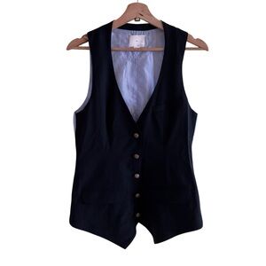 boy. by Band of Outsiders Dark Vest with Buttons